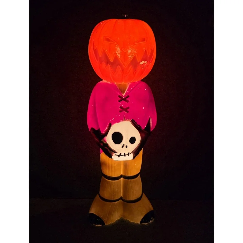 Disney Tim Burton's the Nightmare Before Christmas Blow Mold Light Up Halloween